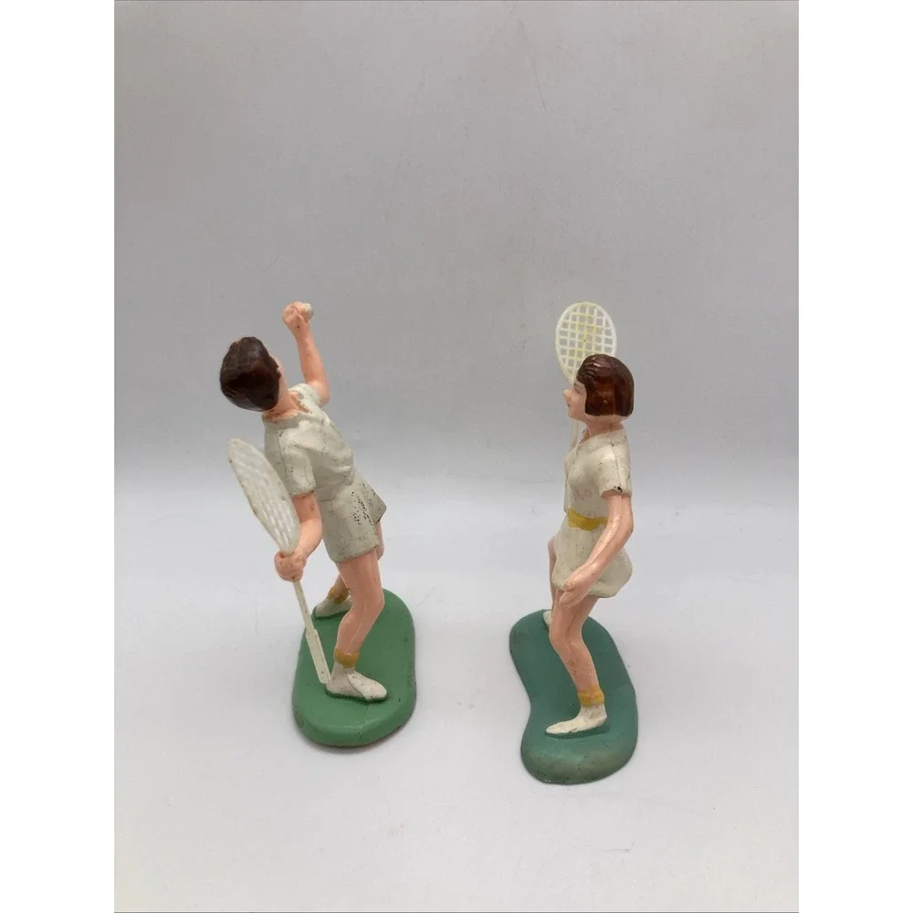Vintage Couple Playing Tennis Cake Toppers No. 470 Party Favors Hong Kong